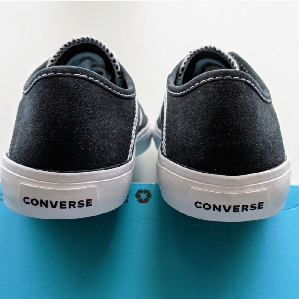 Converse Costa Ox Black White Low Top Sneaker Women's 6.5 - Picture 4 of 6